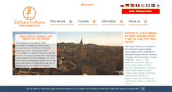 Desktop Screenshot of culturaitaliana.eu